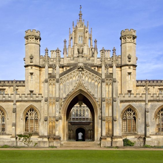 St John's College Buildings, a part of Cambridge University in the city of Cambridge in the United Kingdom.